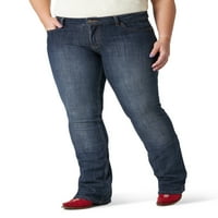 Wrangler női molett méret Essential Mid Rise Bootcut Jean
