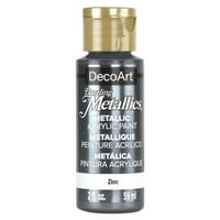 DecoArt káprázatos Metallics akril festék oz cink