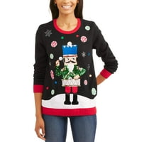 Női csúnya karácsonyi vezetési pulóver