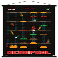 Marvel Comics-Deadpool-játék fali poszter mágneses kerettel, 22.375 34
