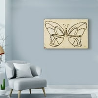 Védjegy Szépművészet 'pillangó armatúra' vászon művészet, Natalie Avondet