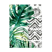 Június Erica Vess 'Palm Pattern II' vászon művészet