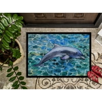 Carolines Treasures BB5339JMAT Dolphin beltéri vagy kültéri szőnyeg 24x36, 36 L 24 W, Többszínű