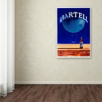 Védjegy Szépművészeti 'Martell' Canvas Art by Vintage Apple Collection