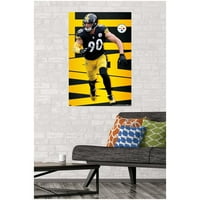 J. Watt Pittsburgh Steelers 22.4 34 Egyesület Játékosok Csak Poszter