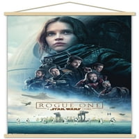 Csillagok háborúja: Rogue One-Unit fali poszter fa mágneses kerettel, 22.375 34