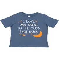 Inktastic szeretem a Noni to the Moon and Back ajándék kisgyermek fiú vagy kisgyermek lány pólót