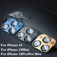 Kamera lencsevédő iPhone Pro Ma teljes fedél fém gyűrű + üveg iPhone 13pro Ma 13mini kamera védelem lencse üveg