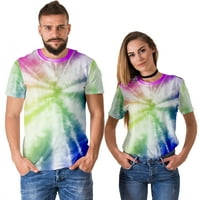 Art Tie-dye hűvös mondás ing új puha Rövid ujjú felsők az ember számára