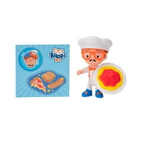 Blippi játék Ebéd Bo meglepetés, számok, kiegészítők, QR-kód-a stílusok változhatnak