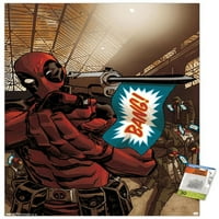 Marvel Comics-Deadpool-Bang fali poszter Push csapokkal, 22.375 34