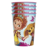 Disney Fancy Nancy Plastic 16oz csésze, 4Ct