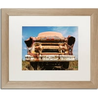 Védjegy Szépművészet Old Chevy Canvas Art készítette: Jason Shaffer, White Matte, Birch Frame