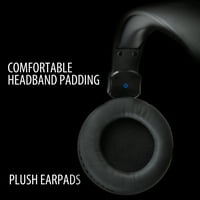 Fokozza GX-H számítógépes játék Headset mikrofon & In-Line ellenőrzések-over fül Design, Plüss Earpads & fejpánt, &