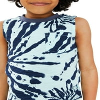 Wonder Nation Baby és kisgyermek fiú Henley ing, tartály felső és rövidnadrág-készlet, 3 darab, méretek 12m-5T