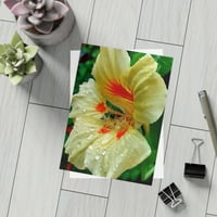 Üdvözlőlap Notecards-Sárga Sarkantyúvirág Design