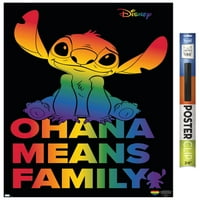 Disney Lilo és Stitch-Ohana büszkeség fal poszter, 22.375 34