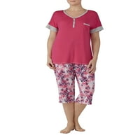 Titkos kincsek A női és a nők plusz modern Rayon Spande pizsama készlet