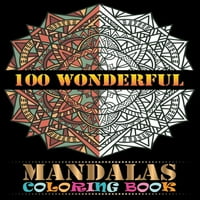 Csodálatos mandalák kifestőkönyv: kifestőkönyv Mandala virág szórakoztató, könnyű és pihentető színező oldalak meditáció