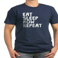 CafePress-Eat Sleep Row Repeat póló-Férfi felszerelt póló