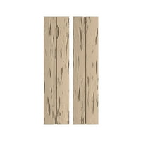 Ekena Millwork 11 W 72 H Rusztikus két tábla csatlakozott a Board-N-Batten Pecky Cypress Fau Wood redőnyöknek, nem