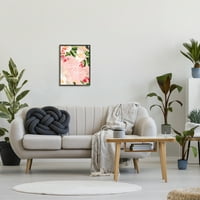 Stupell Industries Gyönyörű Anya virágos Anyák napja ünnep festmény fekete keretes művészet nyomtatás Wall Art