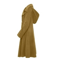 Olyvenn szabálytalan szegély szilárd viharkabát kétoldalas Tweed gyapjú széldzseki kabát divat női plusz Hosszú ujjú