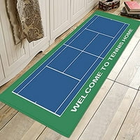 Sport Area szőnyeg, Csúszásmentes teniszpálya szőnyeg, teniszpálya nyomtatott padlószőnyeg gumi hátlappal, vízelnyelő