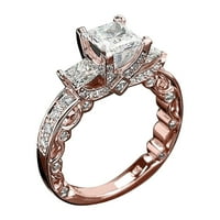 Gyémánt gyűrű népszerű gyönyörű gyűrű Egyszerű Divat Ékszerek népszerű kiegészítők Mid gyűrűk a nők nem Gyűrűk