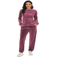 Velúr Track Shirt Top női kapucnis pulóver jóga futó Sport Sweatsuit Jogger Sport Top