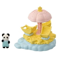 Calico Critters baba csillag körhinta, Babaház játékkészlet gyűjthető baba figurával