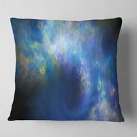 Designart Perfect Whirlwind Starry Sky - Absztrakt dobás párna - 16x16