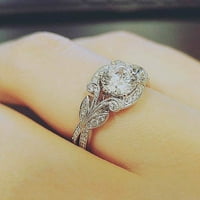 Feledorashia értékesítési Clearance gyűrű Női Anyák napja GiftLadies divat gyémánt gyűrű ékszerek Kreatív Gyűrű Ékszerek