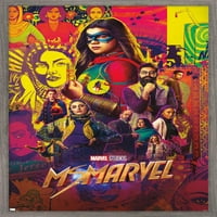 Marvel Ms. Marvel - Egy Lapos Fal Poszter, 22.375 34 Keretes