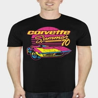 Chevrolet corvette férfi retro nyári 'rövid ujjú grafikus póló, akár 5xl méretű
