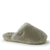 Fireside by Dearfoams Női Shelly Beach valódi Shearling Scuff papucs