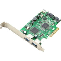 Syba Felülvizsgálata 2. PCIe 2. USB 3. és SATA Combo kártya ASMedia lapkakészlettel