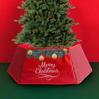 Karácsonyfa Gallér Aranyos Mikulás Hóember Levél Nyomtatott Bo Dekoratív Kellékek Plüss Asztali Fa Láb Bo Karácsonyi