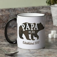 Papa medve vagy mama medve személyre szabott kávé bögre