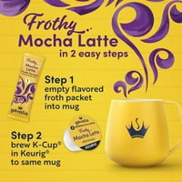 Gevalia Mocha Latte K-Cup Espresso kávépárnák & Latte habos csomagok, ct doboz