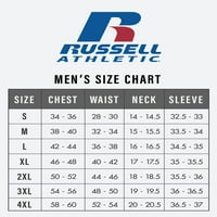 Russell Athletic férfi és nagy férfi 9-10 alapvető pamut Zseb rövidnadrág, 4XL méretig