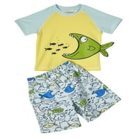 Wippette Baby kisgyermek fiú Fish Rashguard & Swim Trunks, szett