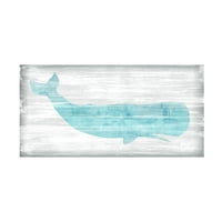 Június Erica Vess 'viharvert bálna i' vászon művészet