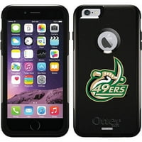 Észak -Carolina Charlotte 49ers tervezés az Otterbo ingázó sorozat tokján az Apple iPhone Plus számára