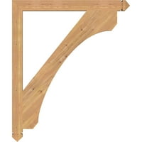 Ekena Millwork 1 2 W 40 D 48 H Legacy Arts & Crafts Smooth Bracket, Western Red Cedar