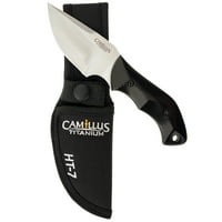 Camillus HT-7 Karbonitrid titán rögzített csepp-pont 3.25 penge kés Hüvely