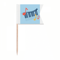 Zongora Bight zenei jelölés fogpiszkáló zászlók címkézés jelölés Party torta élelmiszer Cheeseplate