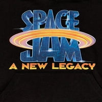 Space Jam Boys grafikus pulóver kapucnis, 4-18 méret