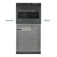 Felújított Dell 3020-T asztali Intel Core i5-3,2 GHz-es processzor, 16 GB memória, 480 GB SSD-2. és Win Pro