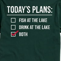 Azonnali üzenet-mai tó tervek-Férfi Rövid ujjú grafikus póló